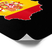 Hallo Madrid I Liebe Spanien Karte Flag Proud Span Poster (Ecke)