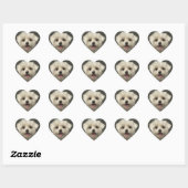 Hallo Maltese Puppy Hund Stickers / Siegel (Blatt)
