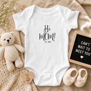 Hallo Mama Gegründet 2026 Neue Mama Baby Strampler