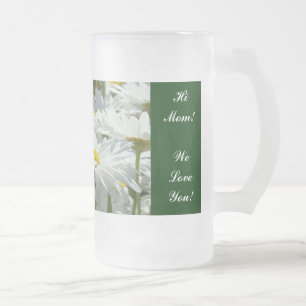 Hallo Mama! Mattglas-Tasse Geschenke Wir lieben Di Mattglas Bierglas
