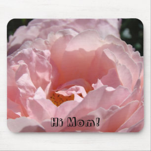 Hallo Mama! Mauspad Rosa Rosenblüten Garten