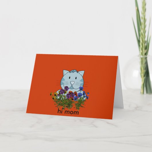 hallo Mamma Karte (Vorderseite)