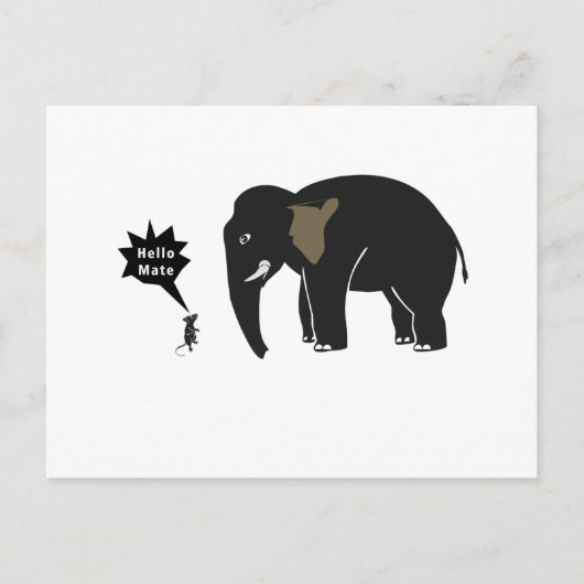 Hallo Mate! Postkarte (Vorderseite)