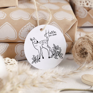 Hallo mein Hirsch Dekorative Kunsthandwerk Valenti Gummistempel