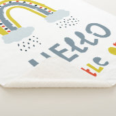 Hallo mein kleiner Regenbogen Sherpadecke (3/4)