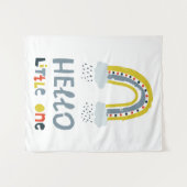 Hallo mein kleiner Regenbogen Wandteppich (Vorderseite (Horizontal))