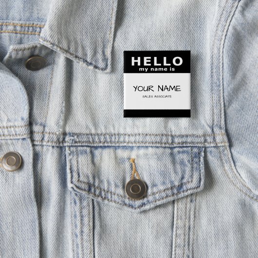 Hallo, mein Name Button (Beispiel)