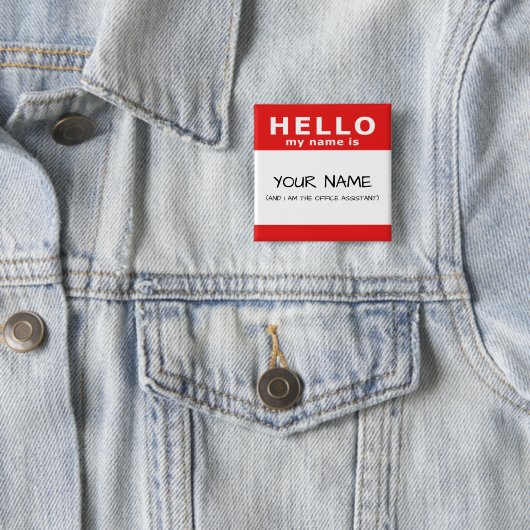 Hallo, mein Name Button (Beispiel)