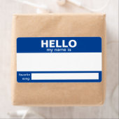 Hallo, mein Name ist.... Abzeichen / Aufkleber/ Et (Insitu)