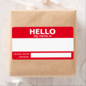 Hallo, mein Name ist.... Abzeichen / Aufkleber/ Et (Insitu)