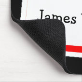 Hallo, mein Name ist aufkleber Mousepad (Ecke)