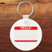 Hallo, mein Name ist BLANK copy Schlüsselanhänger (Vorderseite)