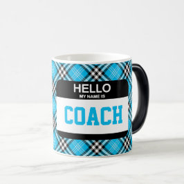 Hallo, mein Name ist COACH Nametag Sports Blue Kar Verwandlungstasse