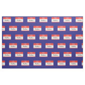 Hallo Mein Name ist der Name Tag Stoff (Fat Quarter (45,7 x 55,9 cm))