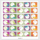 Hallo, mein Name ist Dinosaur Boy Girl Aufkleber (Blatt)