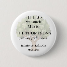 Hallo, mein Name ist Family Reunion Keepsake Gift