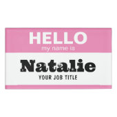 Hallo, mein Name ist für Krankenpfleger angepasst Namenschild (Vorderseite)