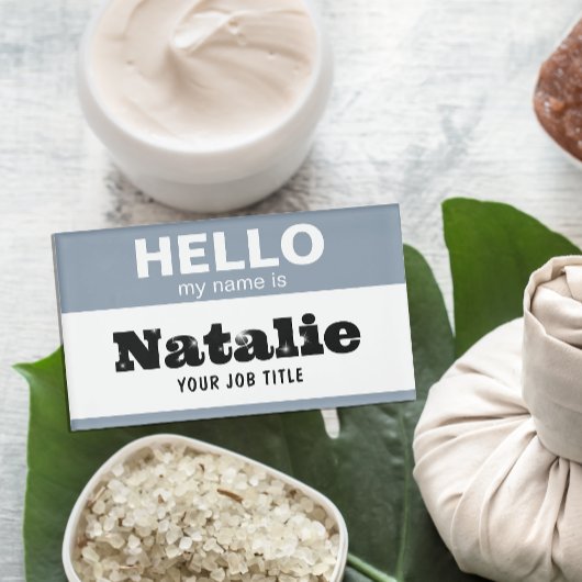 Hallo, mein Name ist für Krankenpfleger angepasst Namenschild