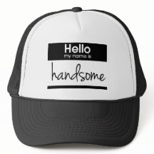"Hallo, mein Name ist gut!" Black Trucker Hat