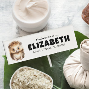 Hallo, mein Name ist Igel Magnetic Name Namenschild