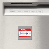 Hallo Mein Name ist John Galt Magnet (In Situ (Geschirrspüler))