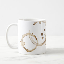 Hallo Mein Name ist MOMMY Nametag Coffee Rings Fun Kaffeetasse