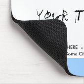 Hallo, mein Name ist: Mousepad (Ecke)