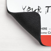 Hallo, mein Name ist: Mousepad (Ecke)