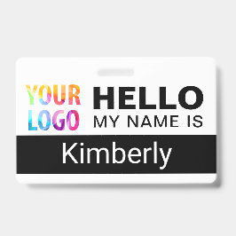 Hallo Mein Name ist - Name des benutzerdefinierten Ausweis