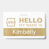 Hallo Mein Name ist - Name des benutzerdefinierten Ausweis (Rückseite)