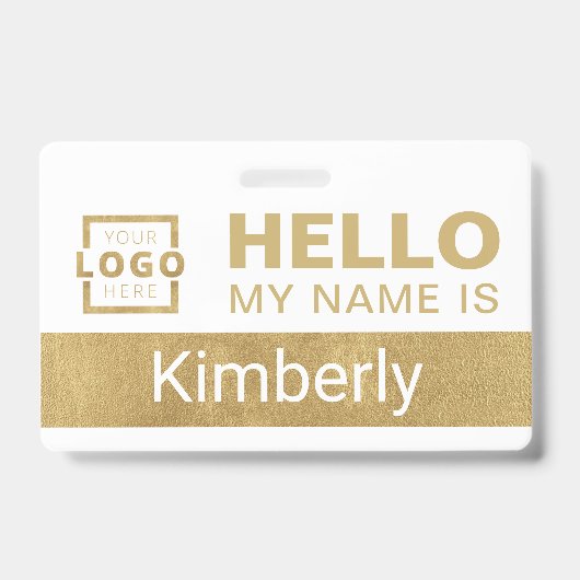 Hallo Mein Name ist - Name des benutzerdefinierten Ausweis (Vorderseite)