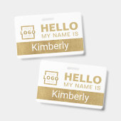 Hallo Mein Name ist - Name des benutzerdefinierten Ausweis (Vorder- & Rückseite)