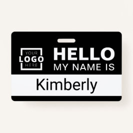 Hallo Mein Name ist - Name des benutzerdefinierten Ausweis