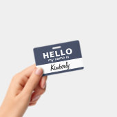 Hallo Mein Name ist - Name des benutzerdefinierten Ausweis (Handheld)