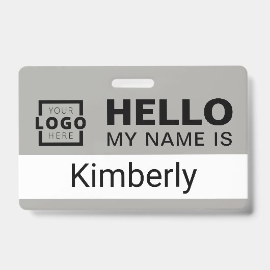 Hallo Mein Name ist - Name des benutzerdefinierten Ausweis (Vorderseite)