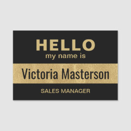 Hallo Mein Name ist - Name des benutzerdefinierten Namensschild