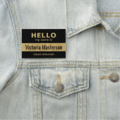 Hallo Mein Name ist - Name des benutzerdefinierten Namensschild (Beispiel)