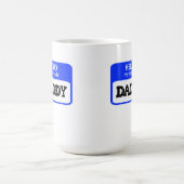 Hallo Mein Name ist Papa neuer Vater Geschenk Papa Kaffeetasse (Mittel)