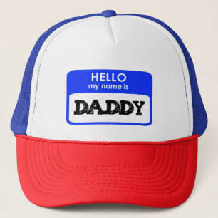 Hallo, mein Name ist Papa, neues Vatergeschenk, Va Truckerkappe