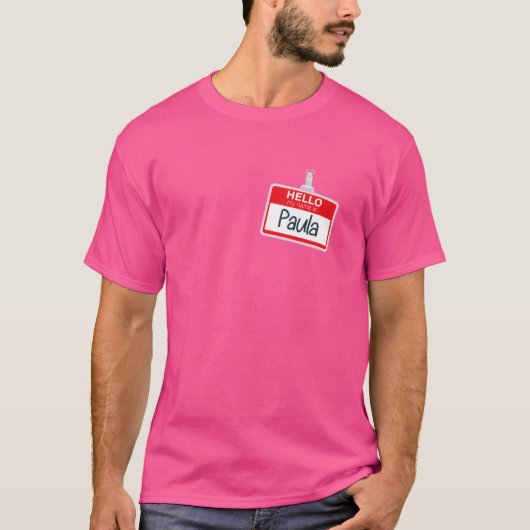 Hallo, mein Name ist Paula Funny Halloween Custome T-Shirt (Vorderseite)