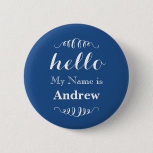 Hallo Mein Name ist Personalisiert Jede benutzerde Button