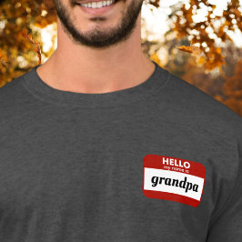 "Hallo, mein Name ist" Personalisierte Schwangersc T-Shirt