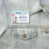 Hallo, mein Name ist ... Personalisierter Name Gir Namensschild (Beispiel)