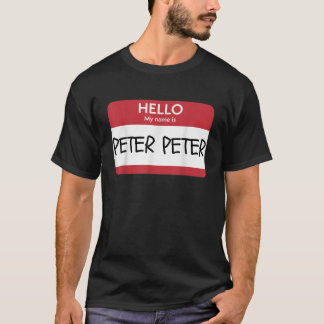 Hallo, mein Name ist Peter Funny Halloween 2429 T-Shirt