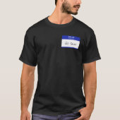Hallo Mein Name ist Rude oder Funny Blue Customiza T-Shirt (Vorderseite)