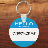 Hallo mein Name ist ... Schlüsselanhänger (Vorderseite)