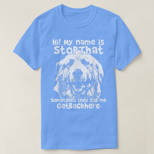Hallo, mein Name ist StoppDiese lustigen großen Py T-Shirt (Design vorne)