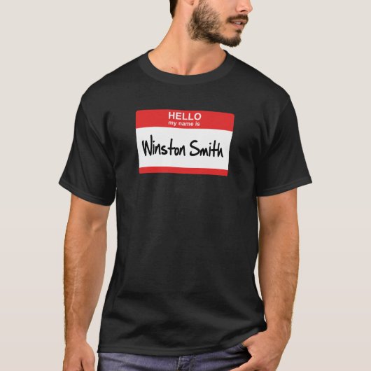 Hallo. Mein Name ist Winston Smith T-Shirt (Vorderseite)