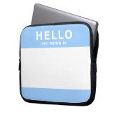 Hallo, mein Name Laptopschutzhülle (Vorderseite Links)