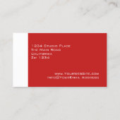 Hallo, mein Name Visitenkarte (Rückseite)